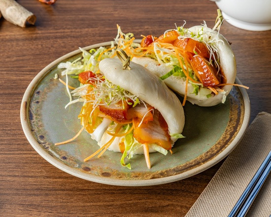 Bao Bun with BBQ Pork